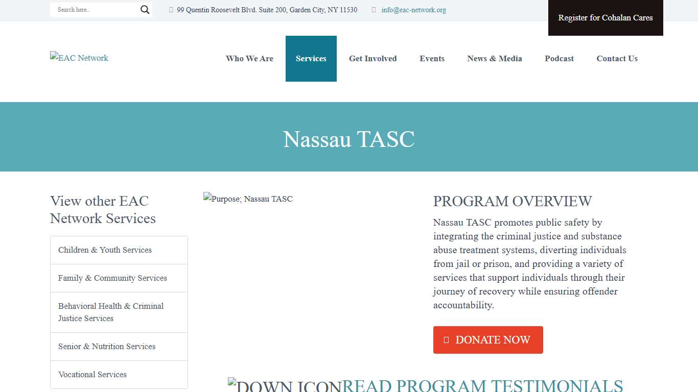 Nassau TASC | EAC Network: Empower, Assist & Care